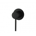 Lucid Matte Black Wall Mixer